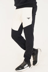 Black Off White Trouser